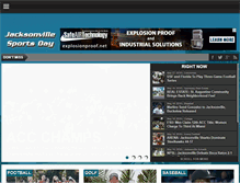 Tablet Screenshot of jacksonvillesportsday.com